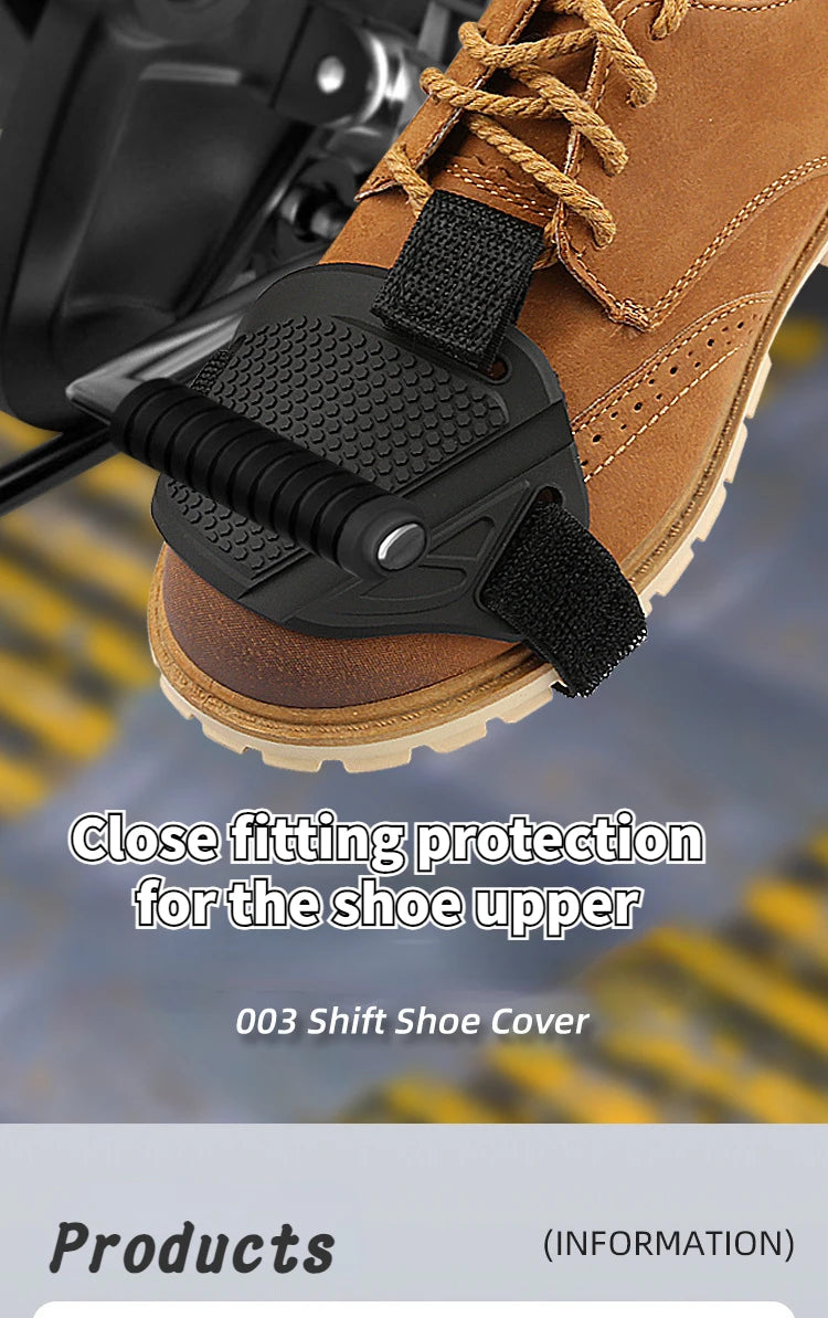 Coussinet de changement de vitesse pour moto, chaussures de protection, levier de vitesse pour hommes, bottes de protection imperméables, accessoires de couverture pour Motocross