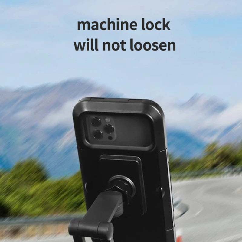 Yimoyop vélo moto support de téléphone portable Anti-pluie étanche tout autour support de téléphone portable accessoires d'intérieur automobile