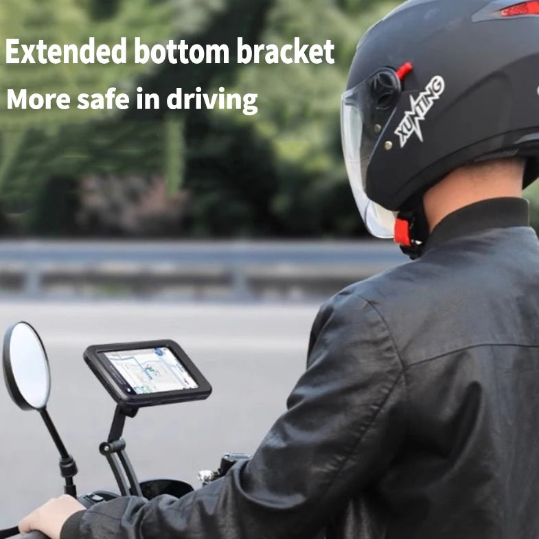 Yimoyop vélo moto support de téléphone portable Anti-pluie étanche tout autour support de téléphone portable accessoires d'intérieur automobile