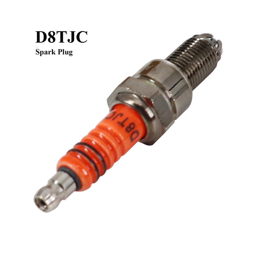 Bougie d'allumage D8TJC, 3 électrodes pour moteur GY6 50cc 125cc 150cc 200cc, pour Dirt Bike, cyclomoteur, Scooter, ATV, Go Kart, 1 pièce/2 pièces/10 pièces